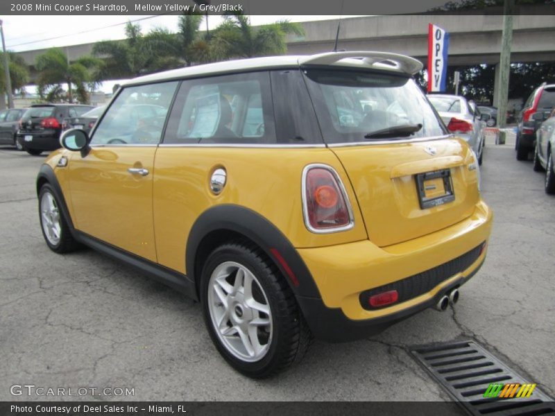 Mellow Yellow / Grey/Black 2008 Mini Cooper S Hardtop