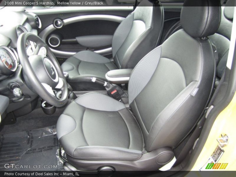 Mellow Yellow / Grey/Black 2008 Mini Cooper S Hardtop
