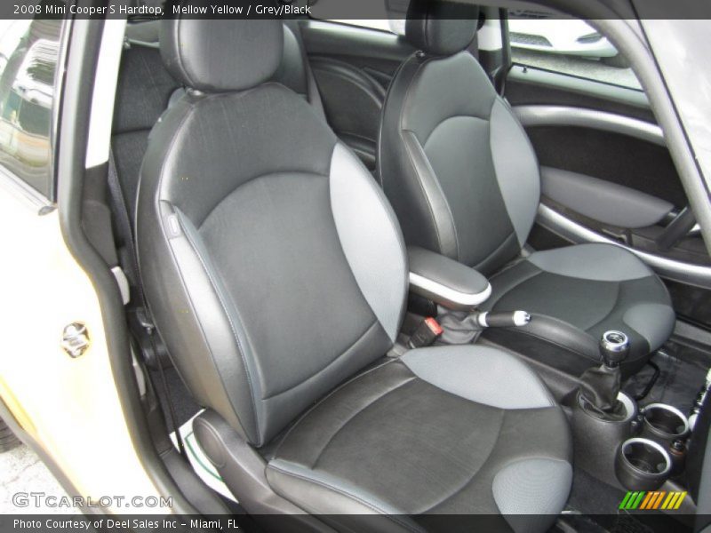 Mellow Yellow / Grey/Black 2008 Mini Cooper S Hardtop