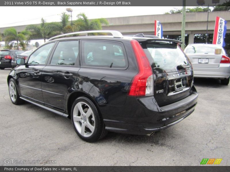 Black Sapphire Metallic / R-Design Off Black 2011 Volvo V50 T5 R-Design