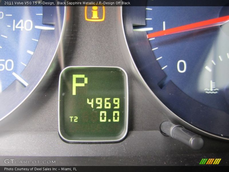 Black Sapphire Metallic / R-Design Off Black 2011 Volvo V50 T5 R-Design