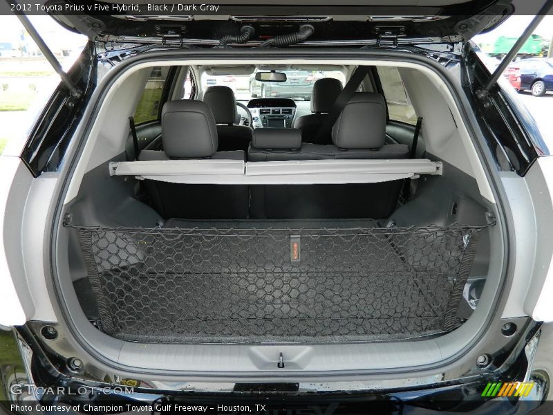 Black / Dark Gray 2012 Toyota Prius v Five Hybrid