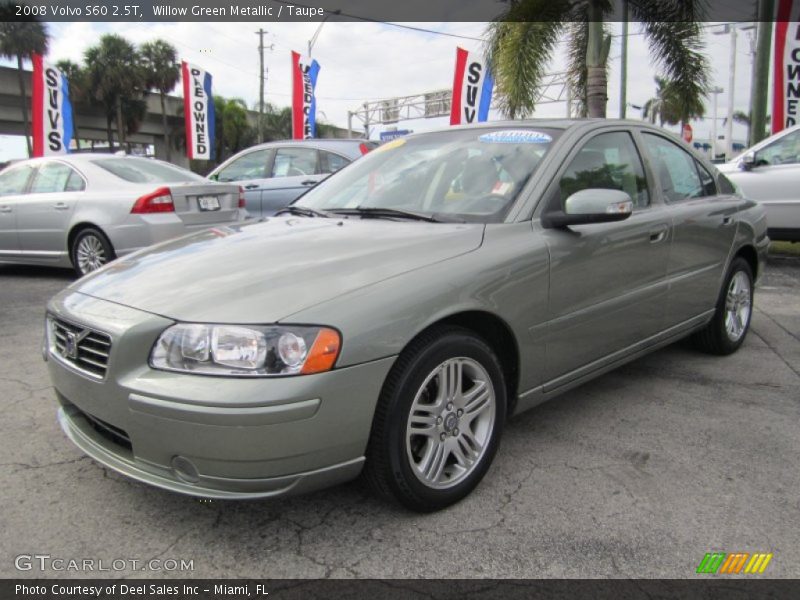 Willow Green Metallic / Taupe 2008 Volvo S60 2.5T