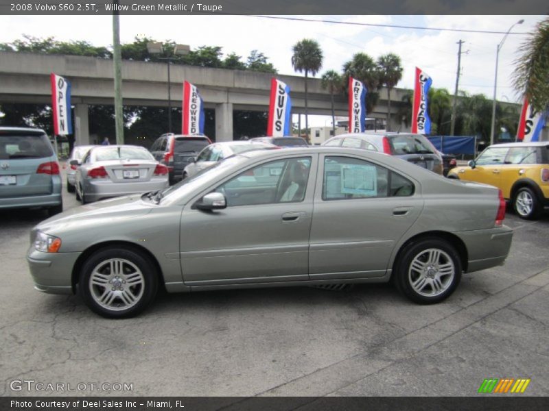 Willow Green Metallic / Taupe 2008 Volvo S60 2.5T