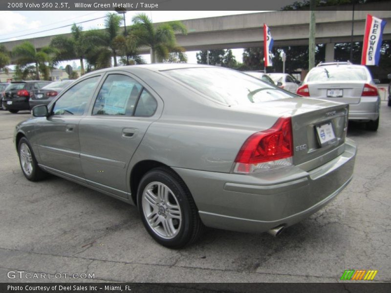 Willow Green Metallic / Taupe 2008 Volvo S60 2.5T