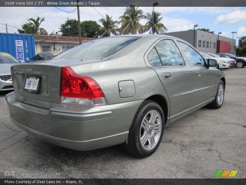 Willow Green Metallic / Taupe 2008 Volvo S60 2.5T