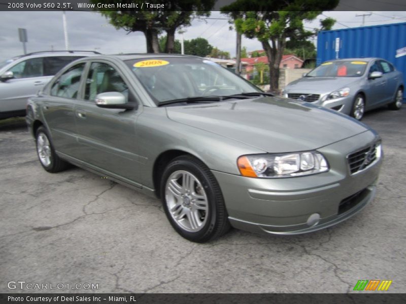 Willow Green Metallic / Taupe 2008 Volvo S60 2.5T