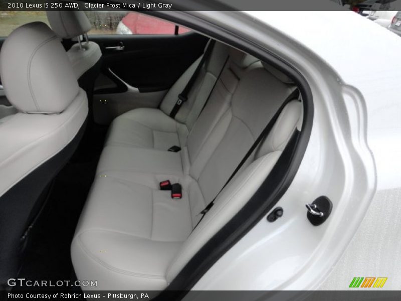 Glacier Frost Mica / Light Gray 2010 Lexus IS 250 AWD