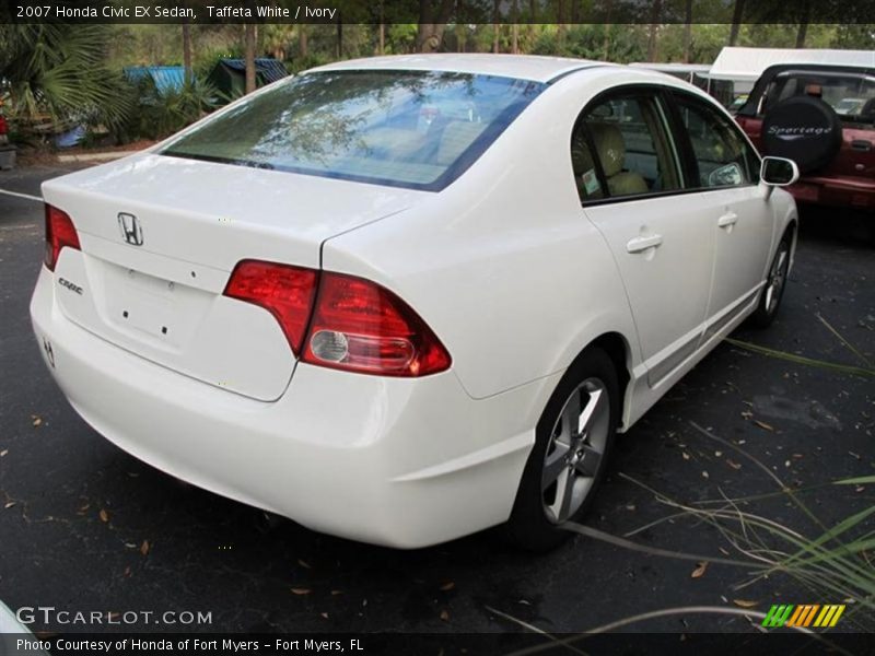 Taffeta White / Ivory 2007 Honda Civic EX Sedan