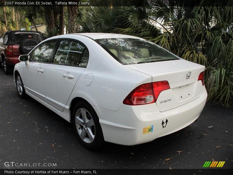 Taffeta White / Ivory 2007 Honda Civic EX Sedan