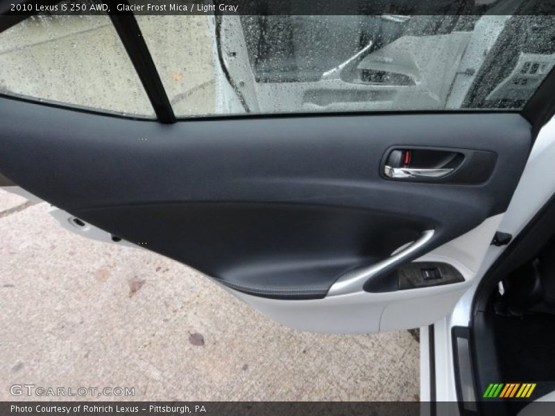 Glacier Frost Mica / Light Gray 2010 Lexus IS 250 AWD