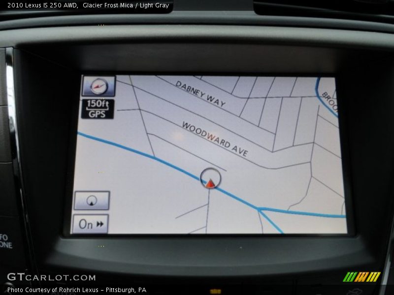 Glacier Frost Mica / Light Gray 2010 Lexus IS 250 AWD