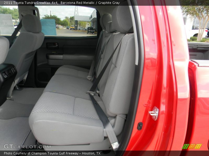 Barcelona Red Metallic / Graphite Gray 2011 Toyota Tundra CrewMax 4x4
