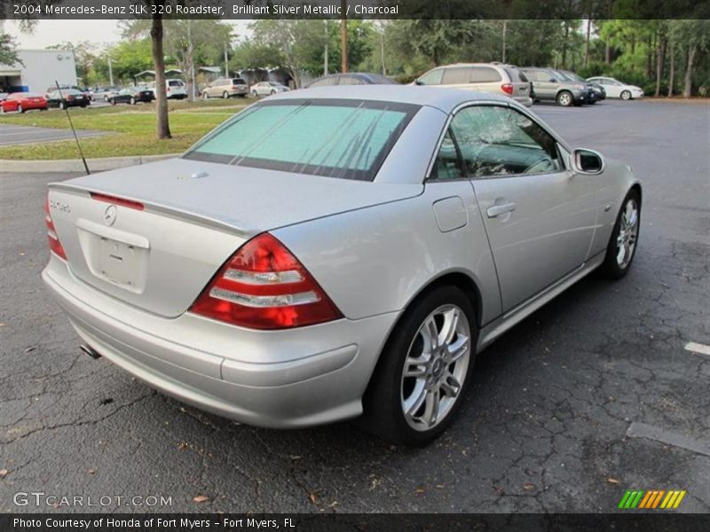 Brilliant Silver Metallic / Charcoal 2004 Mercedes-Benz SLK 320 Roadster