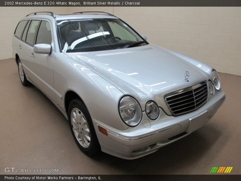 Brilliant Silver Metallic / Charcoal 2002 Mercedes-Benz E 320 4Matic Wagon