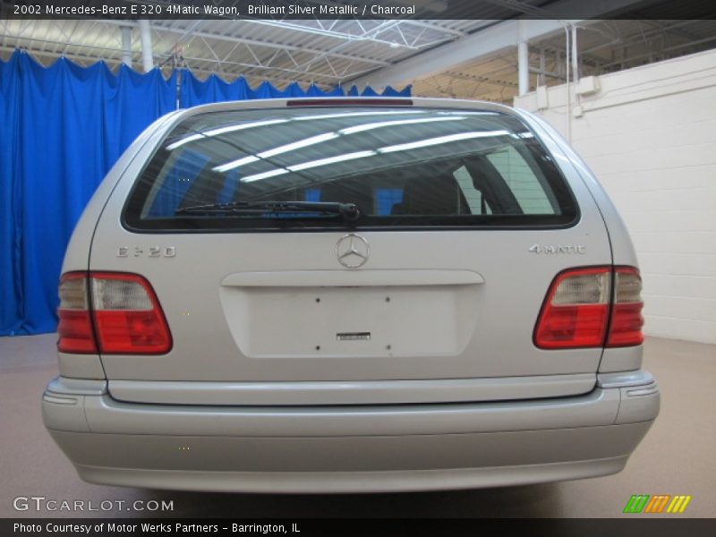 Brilliant Silver Metallic / Charcoal 2002 Mercedes-Benz E 320 4Matic Wagon