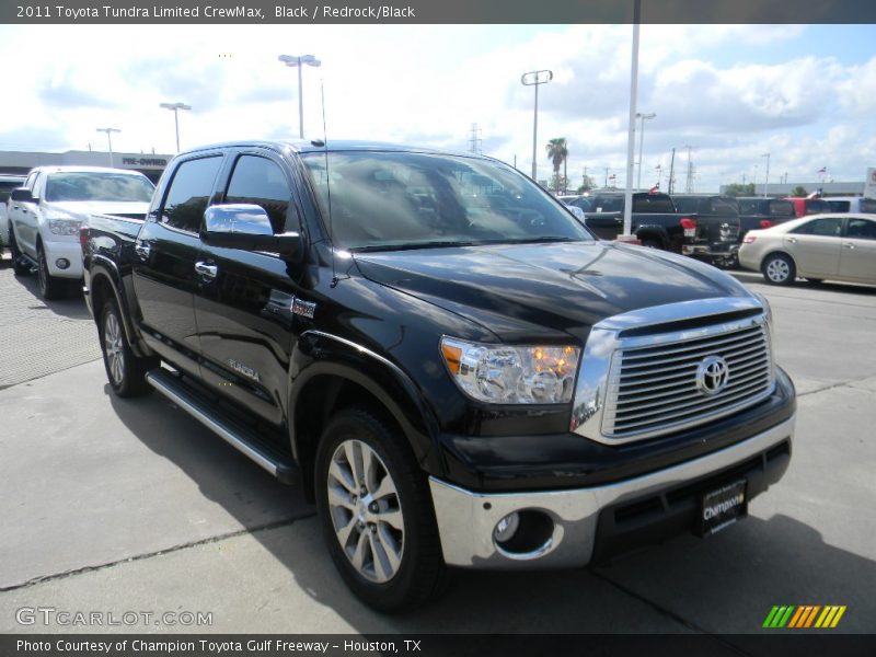 Black / Redrock/Black 2011 Toyota Tundra Limited CrewMax