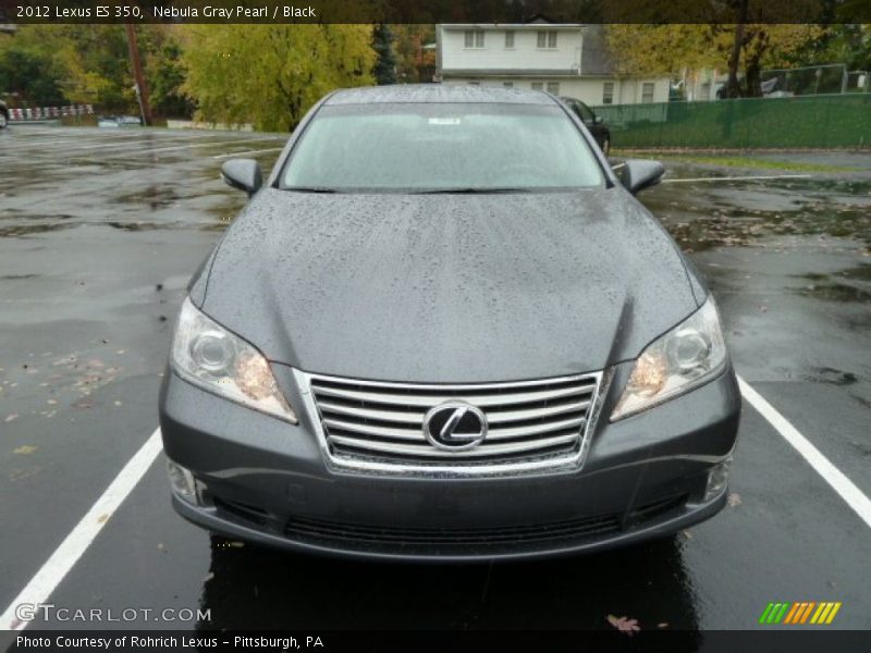 Nebula Gray Pearl / Black 2012 Lexus ES 350