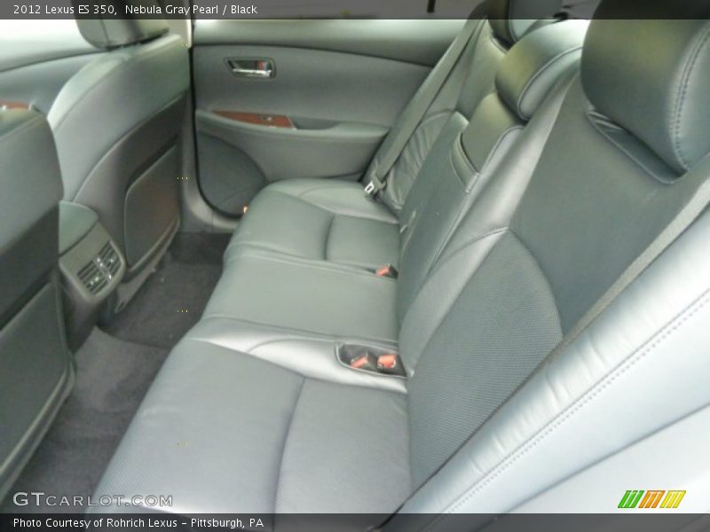 Nebula Gray Pearl / Black 2012 Lexus ES 350