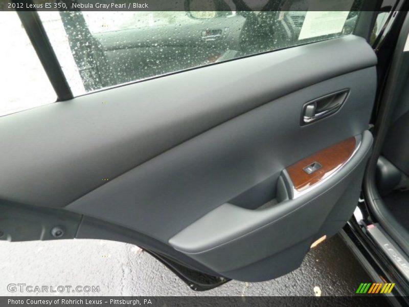 Nebula Gray Pearl / Black 2012 Lexus ES 350