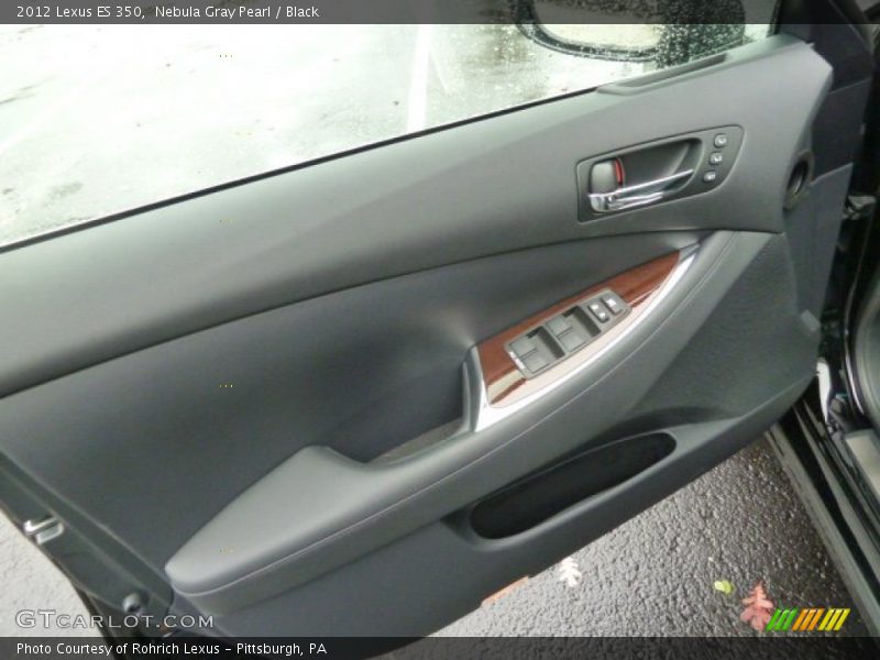 Nebula Gray Pearl / Black 2012 Lexus ES 350