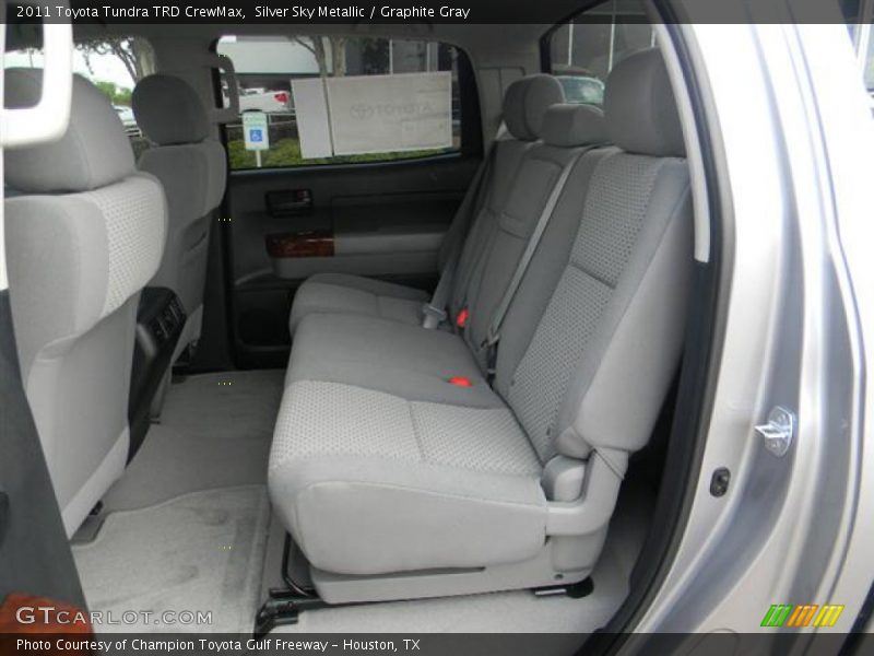 Silver Sky Metallic / Graphite Gray 2011 Toyota Tundra TRD CrewMax