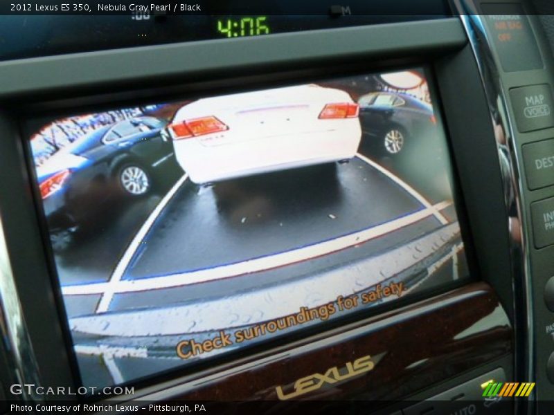 Nebula Gray Pearl / Black 2012 Lexus ES 350