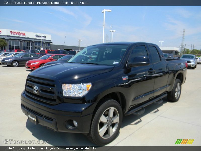 Black / Black 2011 Toyota Tundra TRD Sport Double Cab