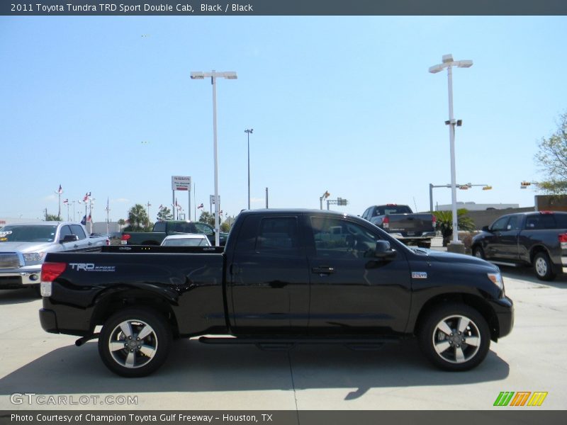 Black / Black 2011 Toyota Tundra TRD Sport Double Cab