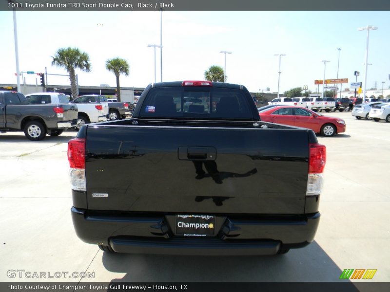 Black / Black 2011 Toyota Tundra TRD Sport Double Cab