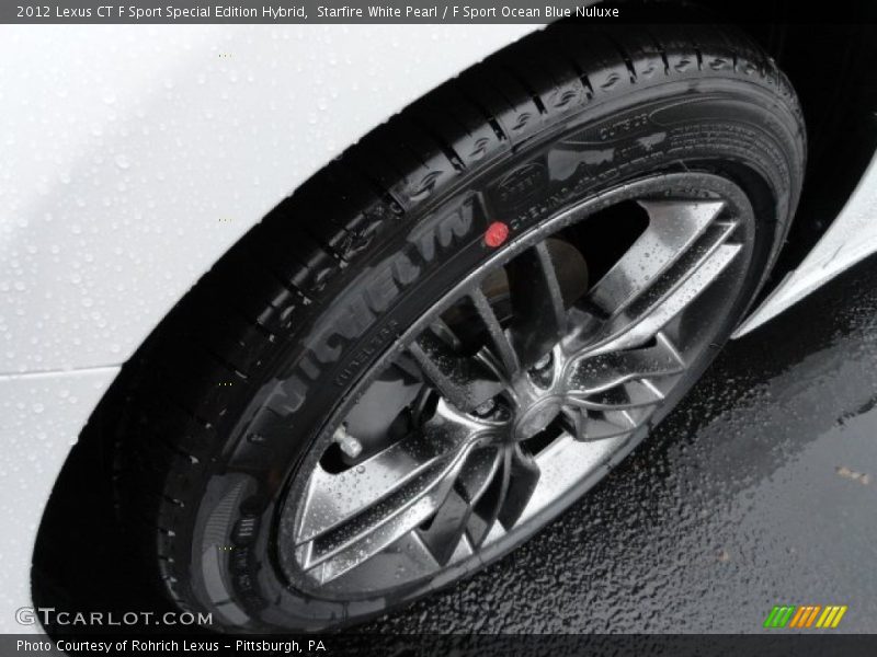 F Sport  17" 5-Spoke Trident Alloy wheels - 2012 Lexus CT F Sport Special Edition Hybrid