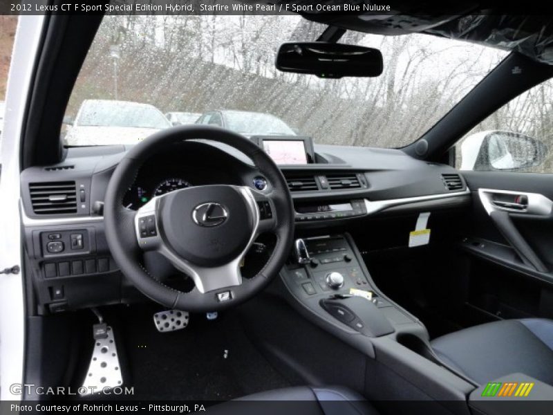Dashboard of 2012 CT F Sport Special Edition Hybrid