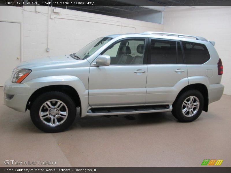 Silver Pine Metallic / Dark Gray 2005 Lexus GX 470