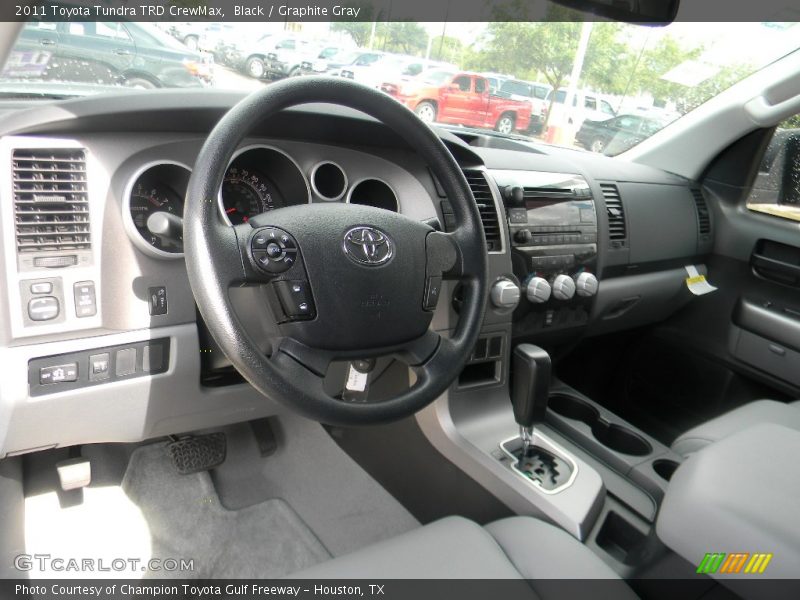 Black / Graphite Gray 2011 Toyota Tundra TRD CrewMax