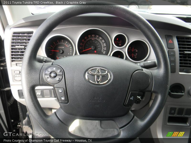 Black / Graphite Gray 2011 Toyota Tundra TRD CrewMax