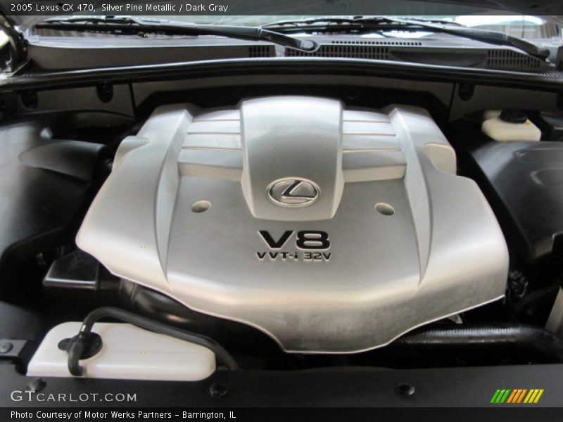 Silver Pine Metallic / Dark Gray 2005 Lexus GX 470