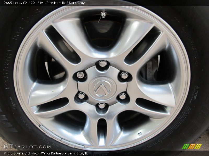 Silver Pine Metallic / Dark Gray 2005 Lexus GX 470