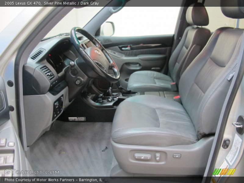 Silver Pine Metallic / Dark Gray 2005 Lexus GX 470
