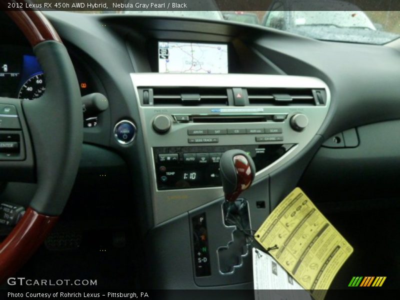 Nebula Gray Pearl / Black 2012 Lexus RX 450h AWD Hybrid