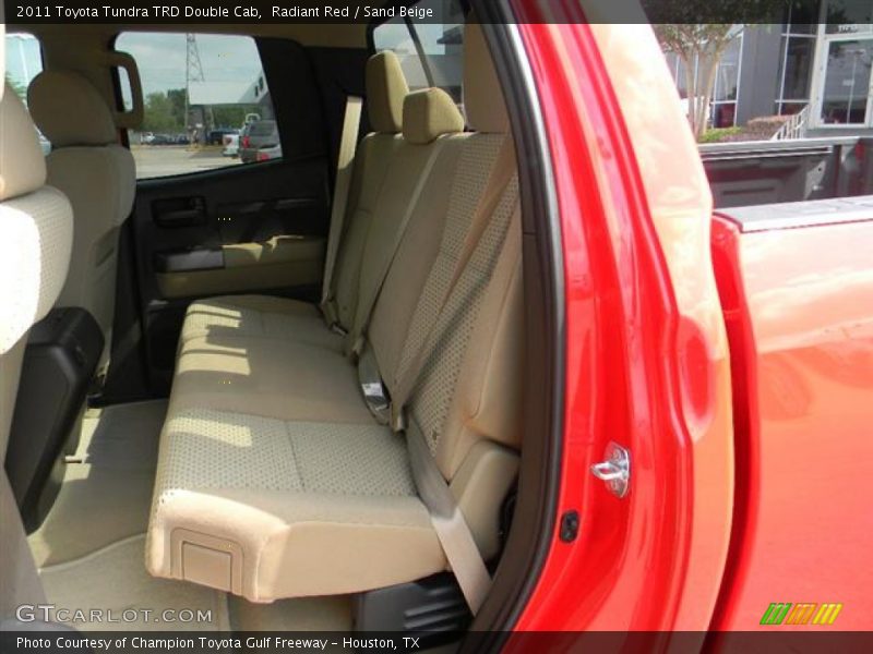 Radiant Red / Sand Beige 2011 Toyota Tundra TRD Double Cab