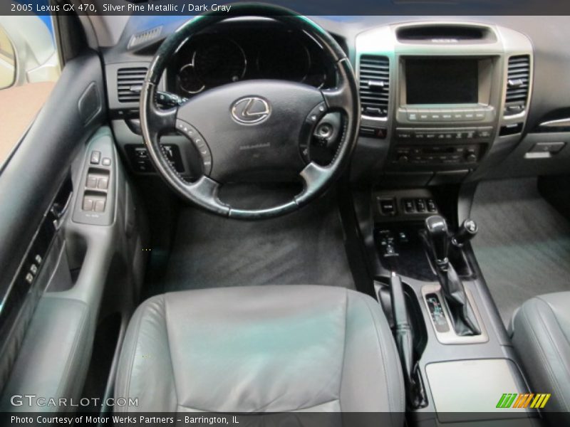 Silver Pine Metallic / Dark Gray 2005 Lexus GX 470