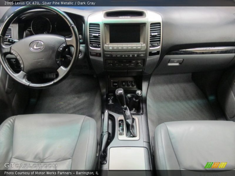 Silver Pine Metallic / Dark Gray 2005 Lexus GX 470