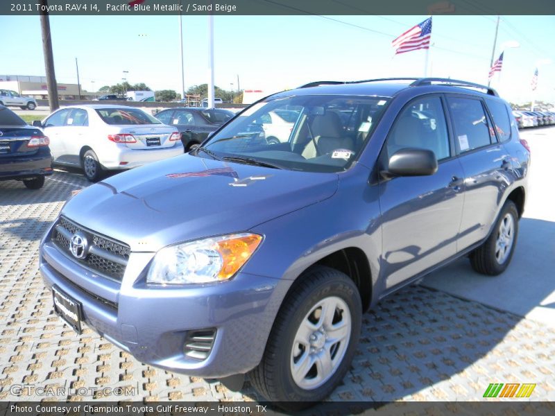 Pacific Blue Metallic / Sand Beige 2011 Toyota RAV4 I4