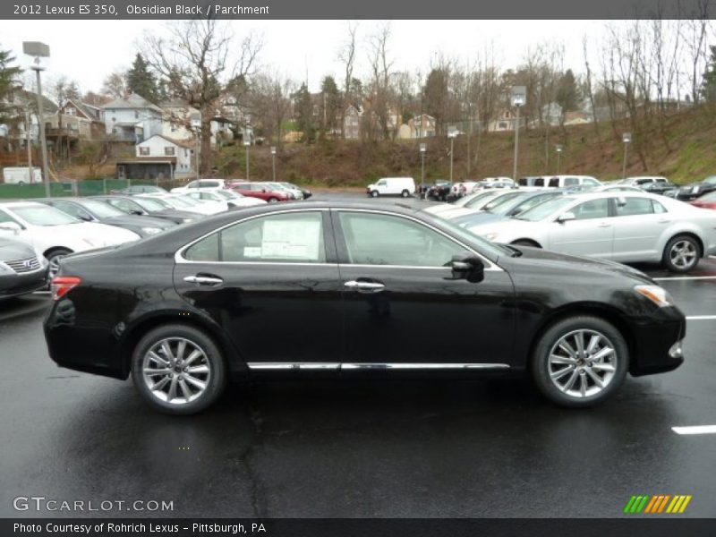 Obsidian Black / Parchment 2012 Lexus ES 350