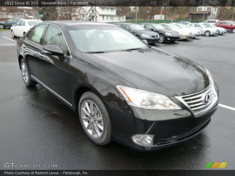 Obsidian Black / Parchment 2012 Lexus ES 350