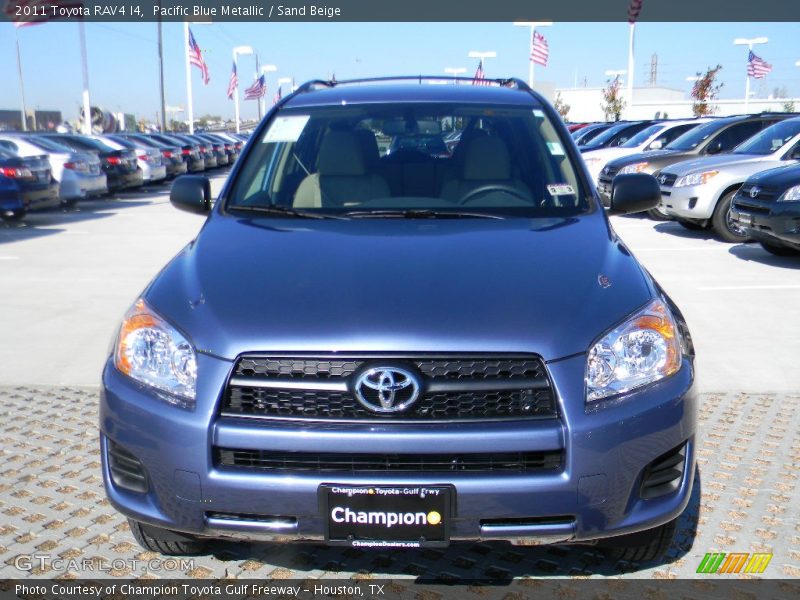 Pacific Blue Metallic / Sand Beige 2011 Toyota RAV4 I4