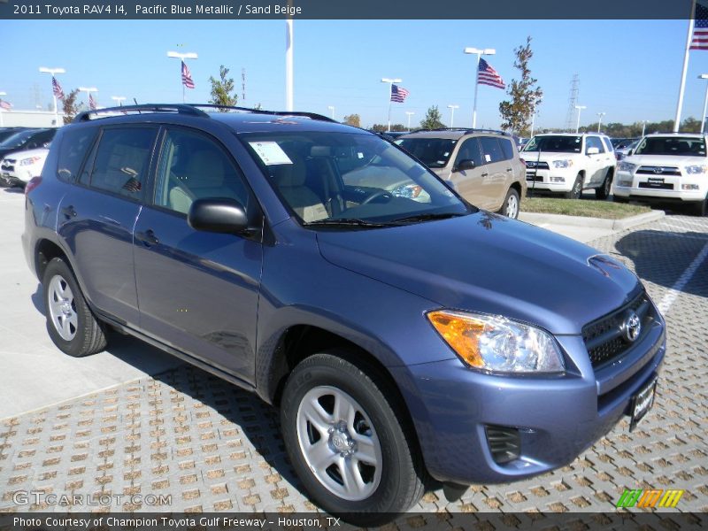 Pacific Blue Metallic / Sand Beige 2011 Toyota RAV4 I4
