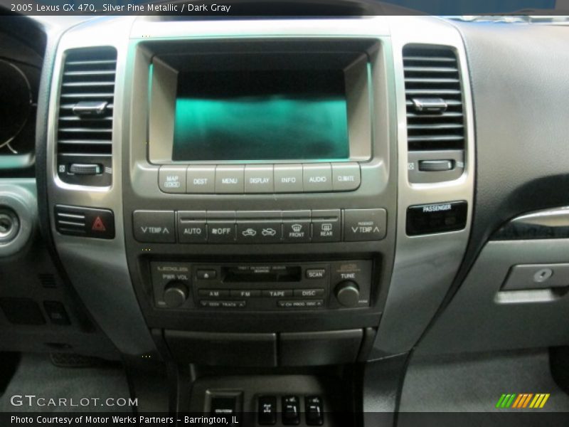 Silver Pine Metallic / Dark Gray 2005 Lexus GX 470