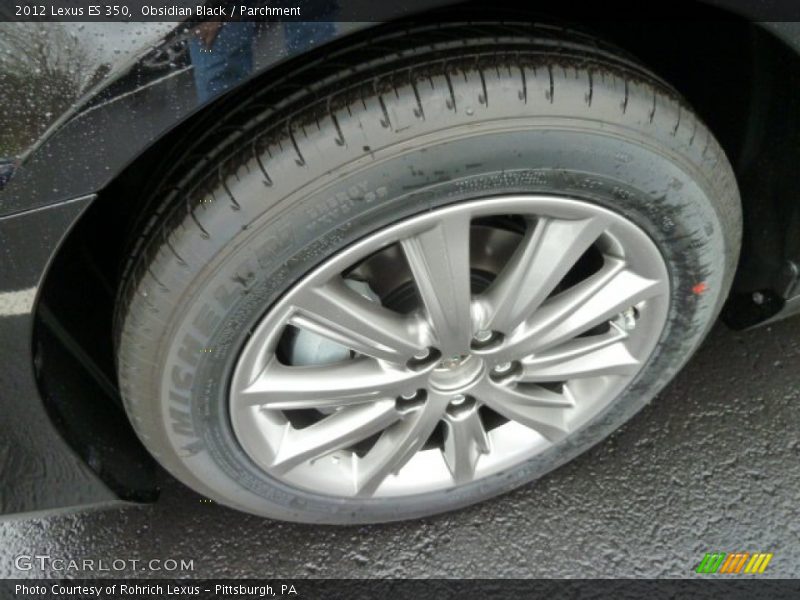 Obsidian Black / Parchment 2012 Lexus ES 350