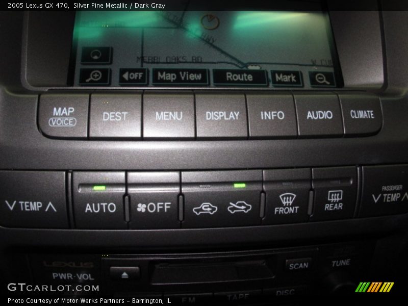 Silver Pine Metallic / Dark Gray 2005 Lexus GX 470